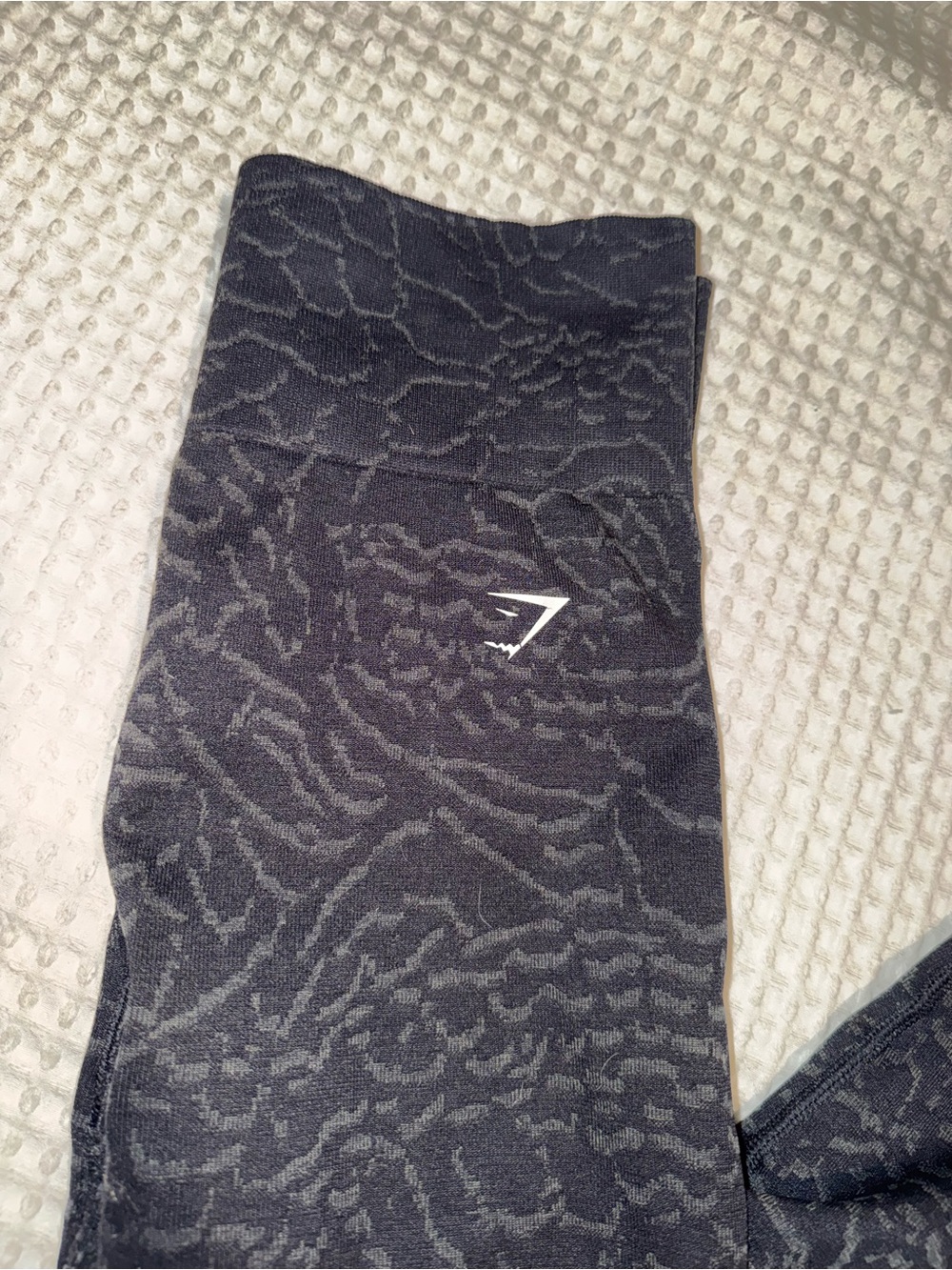 2/$20 - Gymshark Black Jacquard High-Rise Leggings - Picture 2 of 4